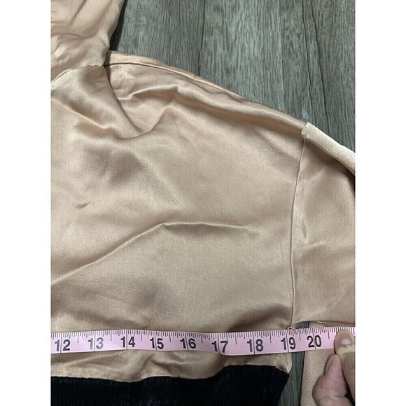 ZARA Womens Blush And‎ Black Hoodie Track Jacket Size Small - Picture 4 of 5